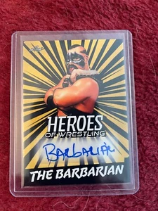 2023 Leaf Heroes of Wrestling The Barbarian autograph - Picture 1 of 1