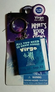 JUNGFRAU JUNGFRAU WAS IST DEIN ZEICHEN ASTROLOGIE GEBURTSTAG SCHLÜSSELANHÄNGER BUCH WIE ABGEBILDET - Bild 1 von 1