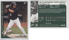 2010 MultiAd Sports Savannah Sand Gnats Luis Rivera #25