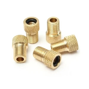 Fahrradventil Adapter Schrader DV Dunlop & SV Sclaverand zu Auto Ventil - Bild 1 von 10