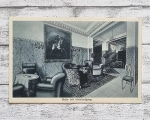 AK Hotel Restaurant Schlesischer Hof Breslau Halle Postkarte Ansichtskarte alt - Picture 1 of 2