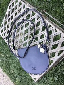 Zac Posen Black Leather Small Shoulder Crossbody Handbag *STUNNING* - Picture 1 of 7