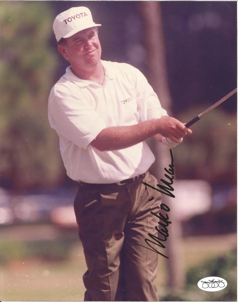 Autographed 8x10 Photo Masters Champ Mark O'Meara JSA Authenticated - Image 1 of 1
