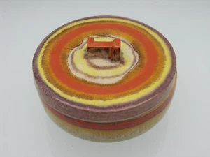 ART DECO -- SCHMUCKDOSE DOSE KERAMIK -- DÜMLER & BREIDEN N° 2000 - HÖHR GERMANY - Picture 1 of 6