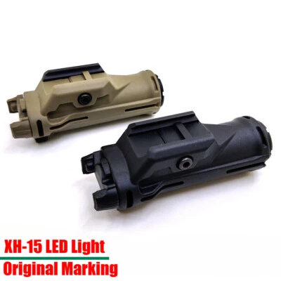 LED Pocket Flashlight Camping Lamp Tactical Torch Fits For 20mm Picatinny Rail - Image 1 of 4