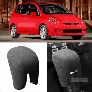 Alcantara Car Gear Shift Knob Sticker Cover Protect shell Trim For Honda Fit - Picture 1 of 10