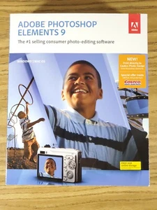 Adobe Photoshop Elements 9 (Mac/Win, 2010, 3-Disc) - Picture 1 of 9