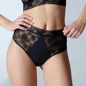 SIMONE PERELE CULOTTE Modèle VICTOIRE Couleur NOIR Taille 1/2/3/4 - Picture 1 of 2