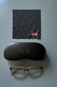 Ray Ban Eyeglasses Frames Only RB 5362 5778 53 17 140 With Case Square Gray - Picture 1 of 8