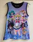 Sailor Moon Vintage Anime Graphic T-shirt Tank Size Medium Exc Condition
