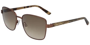 Bebe Women's Topaz Metal Square Sunglasses w/ Gradient Lens - BB7211-200 - Picture 1 of 2