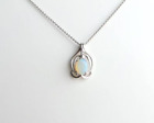 Opal Necklace 925 Sterling Silver Handmade Opal Gemstone Necklace