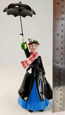Vintage Disney Mary Poppins Ceramic Figure Umbrella Made in Japan #18183