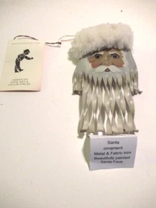 Shadow Dancer Santa Folk Art Christmas Ornament-signed by Young 1990-NEW- - Picture 1 of 10