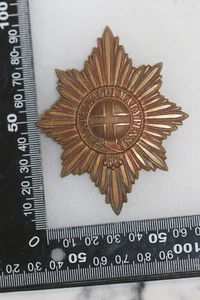 BOLSA DE VALIJA DE LATÓN GUARDIAS COLDSTREAM DE METAL DEL EJÉRCITO BRITÁNICO - Imagen 1 de 2