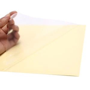 10X A4 Clear Transparent Film Self Adhesive Sticker Paper For Laser Printer H`uk - Picture 1 of 8