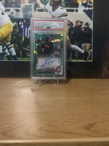 2021 Bowman Chrome - Prospect Autographs Green Atomic /99 Psa 9