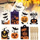 80PCS Multicolor Package Label Cartoon Wrapping Hang Card  Halloween