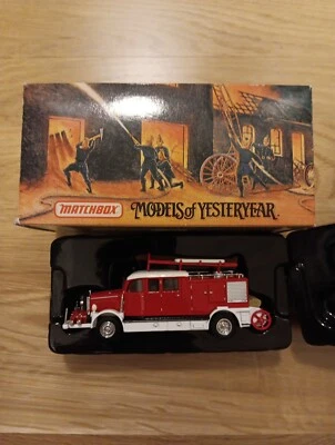 Matchbox Model of Yesteryears - 1938 Mercedes KS15 Fire Truck - YFE07 mit OVP - Bild 1 von 4