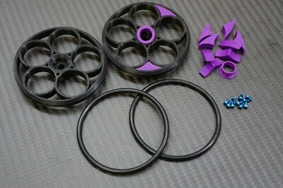 Rueda de carreras de arrastre delantero delgado AJC Mods Skineez 2,9" para camión de corte Traxxas C10 B Foto 1 de 4