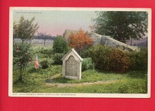 NORTH ELBA NY  ADIRONDACKS  JOHN BROWN'S GRAVE  CEMETERY  DET PUBL   POSTCARD