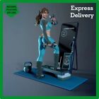 1/24 Resin Figure Model Fitness Sexy Girl & Sports Accessories Unpainted