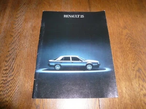 Folleto de venta Renault 25 - vintage - idioma francés - Imagen 1 de 7