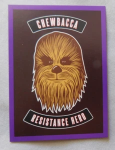 CHEWBACCA RESISTANCE HERO  2019 TOPPS STAR WARS RISE SKYWALKER PURPLE /199 - Picture 1 of 1
