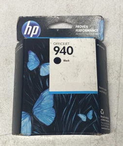 HP 940 Black Officejet Printer Ink Cartridge (C4902AN) OEM New - Picture 1 of 3
