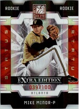 2009 Donruss Elite Extra Edition Status #59 Mike Minor /100