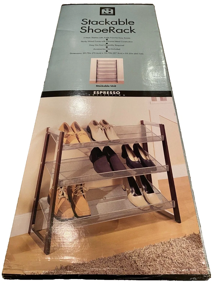 Neu Home - Zapatero Apilable Colección Espresso Foto 1 de 4