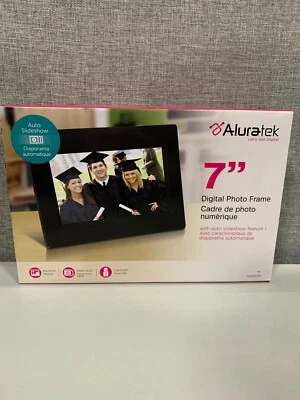 Aluratek 7" LCD Digital Photo Frame w/4GB Built-In Memory - Image 1 of 2