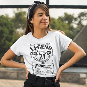 21 Regalos de Cumpleaños para Sus Mujeres 21 Años Divertida Camiseta Para Su Cumpleaños Camiseta - Imagen 1 de 13