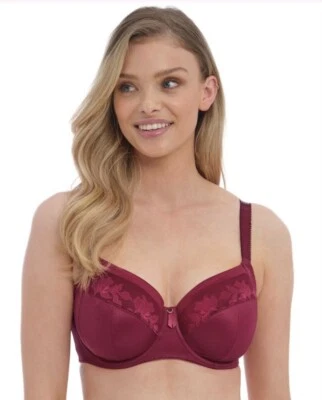 Fantasie Illusion Side Support Bra Berry Size 32D - Image 1 of 4