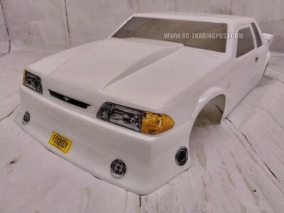 1991 MUSTANG FOX BODY Custom Painted RC Body 1/10 WB 12.7"/324mm DR10/SlashDrag - Image 1 of 4
