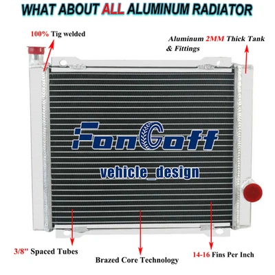 Aluminum Radiator For 2012~2018 Can Am Outlander 450 500 650 800 1000 709200286 Foto 1 de 4