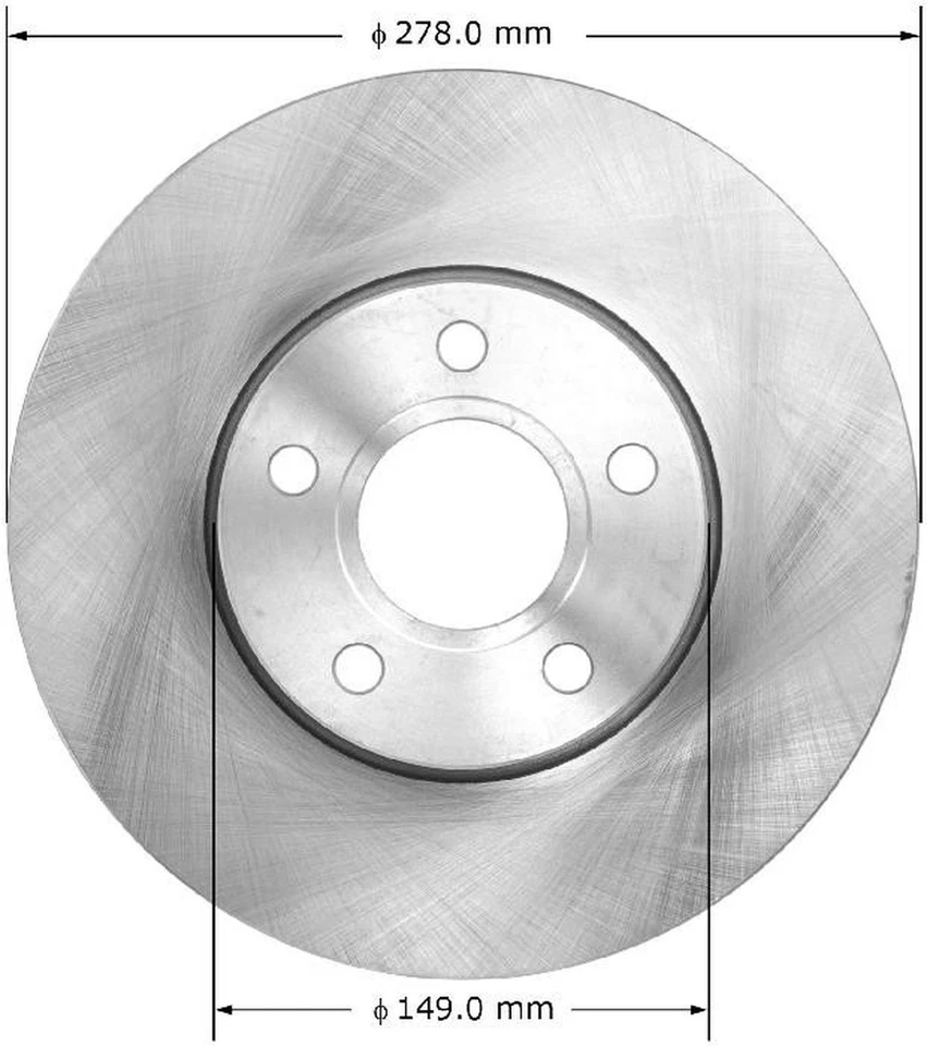 Bendix PRT6132 BENDIX Disc Brake Rotor For 12-18 Ford C-Max Focus Foto 1 de 4