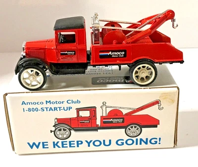 ERTL Amoco Motor Club 1931 Hawkeye Wrecker Coin Bank # 9417 Ltd Edition  1992 - Image 1 of 4