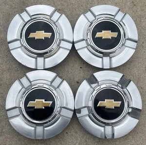 2007-2013 Chevrolet Silverado 1500 OEM Wheel Center Caps 9595989 Set Of 4 OEM - Picture 1 of 11