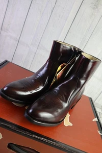 Durango Westernstiefelette Herren 8.5D Black Cherry Seitenreißverschluss DB955-NEU - Bild 1 von 8