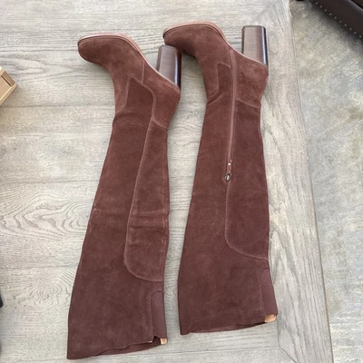 New Kelsi Dagger Brooklyn Logan Brown Over The Knee Boot Women's Size 8.5 M NIB - Image 1 of 3