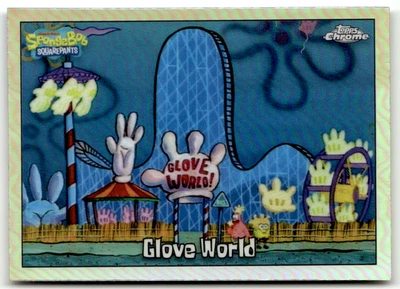Topps SpongeBob Chrome 2025 No. 126 Glove World Refractor - Image 1 of 2