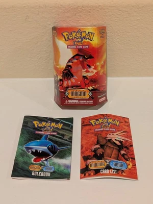 OPEN BOX VINTAGE Pokemon Trading Card Game TCG EX Team Aqua vs Magma Theme Deck  - Image 1 of 4