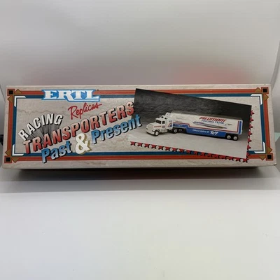ERTL STERLING MARLIN 1992 PIEDMONT DIE CAST RACING TRANSPORTER WHITE ROSE 1:64 - Image 1 of 4