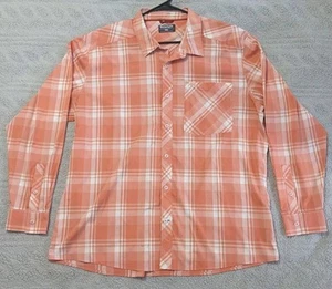 Camisa Transpirable Simms Manga Larga Botón Talla 2XL Color Melocotón Pesca Senderismo - Imagen 1 de 5