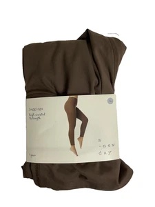 A New Day Damen hoch taillierte 7/8 Länge Leggings braun Größe Large - Bild 1 von 18
