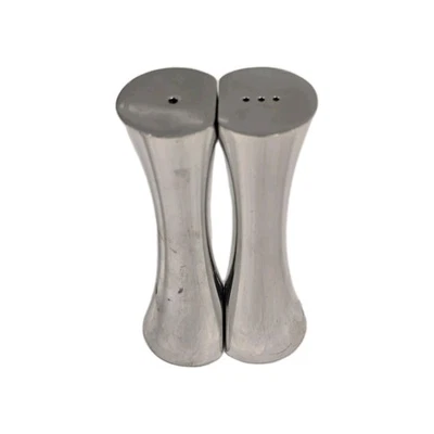 Juego de saleros y pimenteros Nambe Hug, aleación de metal 1995 Foto 1 de 4