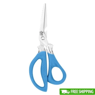 Marine Fish Scalers Shears Tool Serrated Smooth Blades High-Carbon Steel New - Image 1 of 4