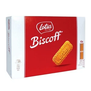 Lotus Biscoff Cookies 8.8 oz Each - 4 Count Packs = One Box - Picture 1 of 3