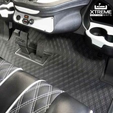 Xtreme Mats Club Car Golf Cart Mat Full Coverage Floor Liner BLACK Select Models